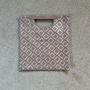 anthropologie woven tote